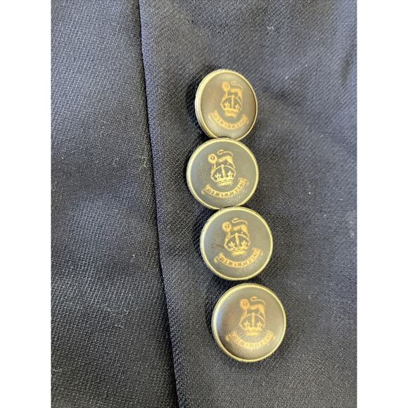 Coppley Wool Blazer Navy Blue 40S Sport Coat, Canada Jacket, Professional Attire - Picture 11 of 16